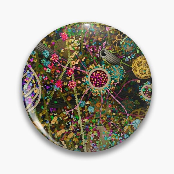 Item preview, cell under microscope designed and sold by ykn-vintage.