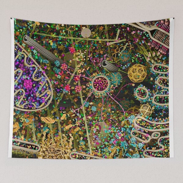 Item preview, cell under microscope designed and sold by ykn-vintage.