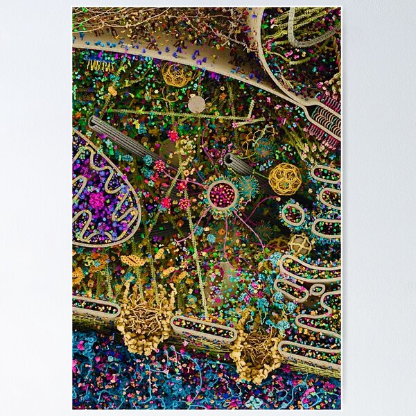 Item preview, cell under microscope designed and sold by ykn-vintage.