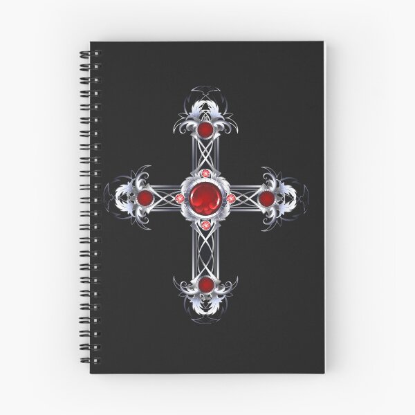 Item preview, Gothic Cross With Red Jewels  designed and sold by BiancaDPetals.