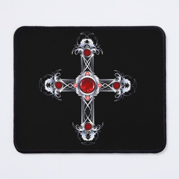Item preview, Gothic Cross With Red Jewels  designed and sold by BiancaDPetals.
