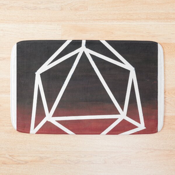 Item preview, d20 with Red Gradient Background designed and sold by LaghndDesigns.
