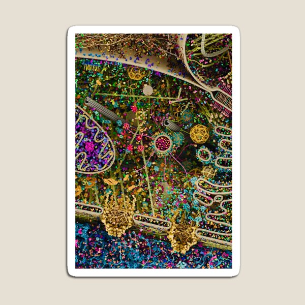 Item preview, cell under microscope designed and sold by ykn-vintage.