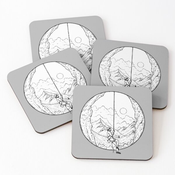 Item preview, Climbers moon view Climbing designed and sold by XXgooddeedXX.