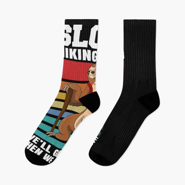 Item preview, Sloth Hiking Team - vintage sloth Hiker Hike designed and sold by Ibu83.