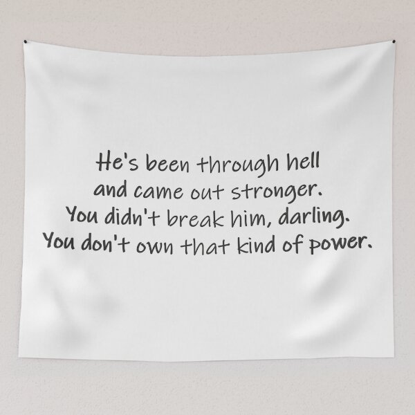Item preview, He's been through hell and came out stronger designed and sold by Spectrum Perspectives.