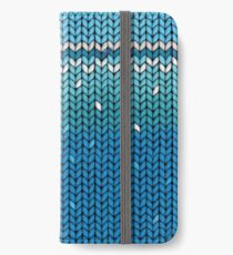 Aquamarine Knit iPhone Wallet/Case/Skin