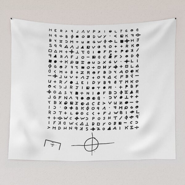 Artikelvorschau, Zodiac Cipher Symbols entworfen und verkauft von ourkid.
