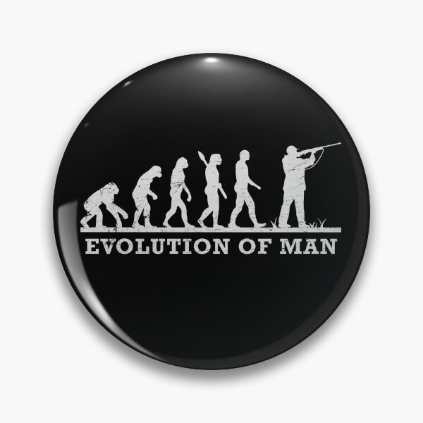 Item preview, Hunting Funny Evolution of Man designed and sold by rafaeltto.