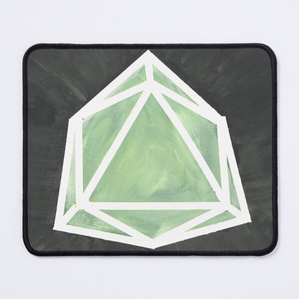 Item preview, Peridot d20 with a Dynamic Green Background designed and sold by LaghndDesigns.