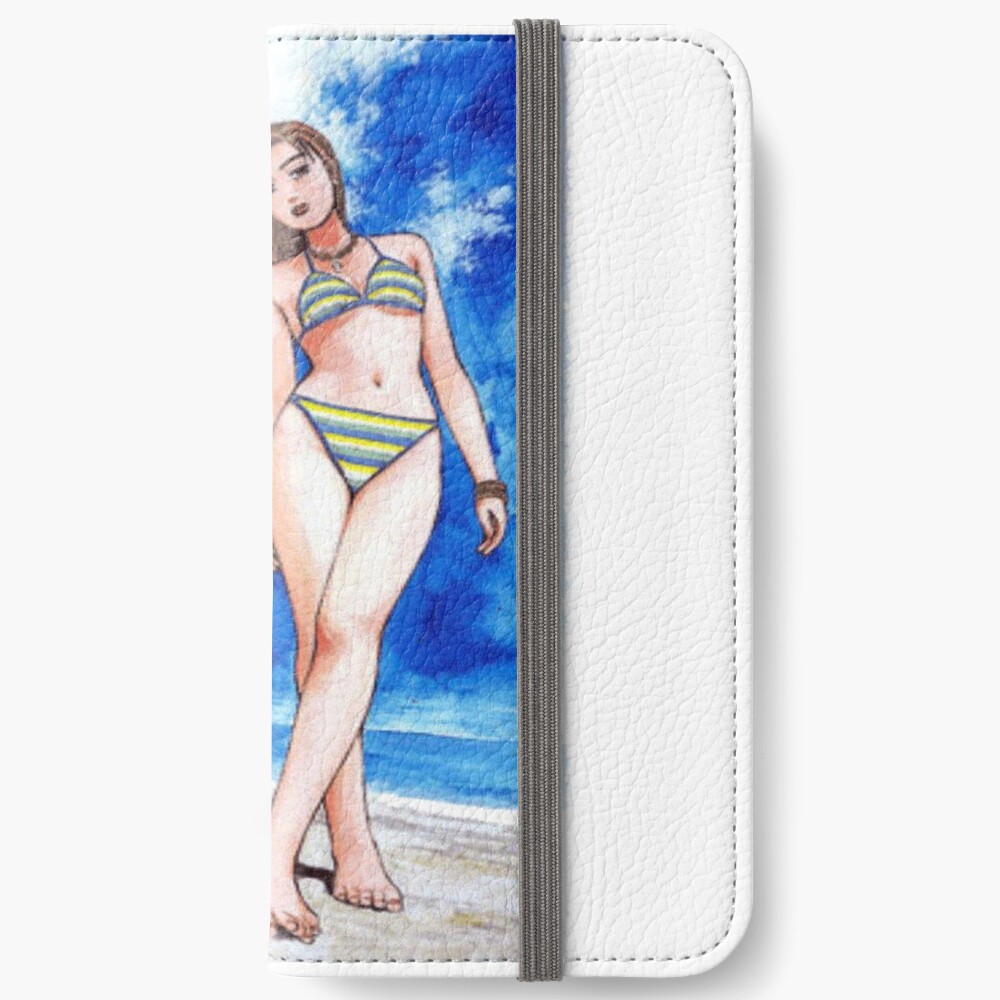 Mako And Sayuki Bikini Initial D Anime Iphone Wallet By Godtiermeme Redbubble 7123