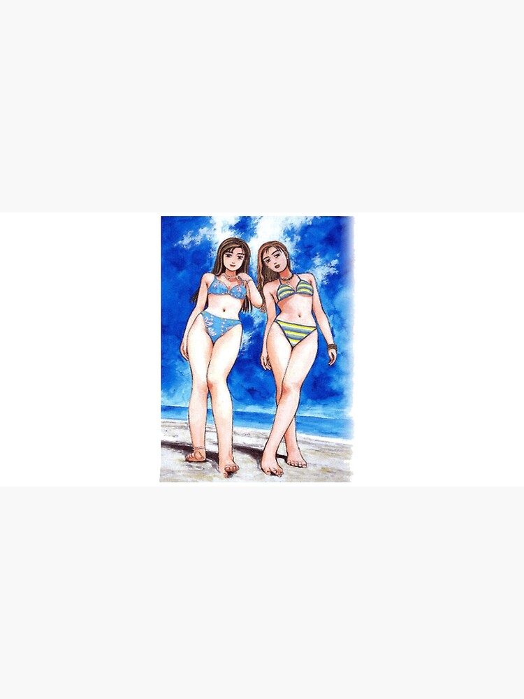 Mako And Sayuki Bikini Initial D Anime Poster For Sale By Godtiermeme Redbubble 6759