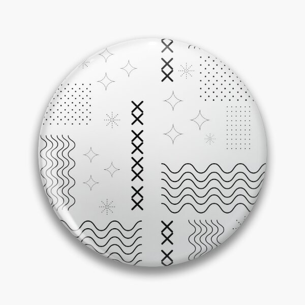 Item preview, Black and white line pattern designed and sold by NUSUSDREAM.
