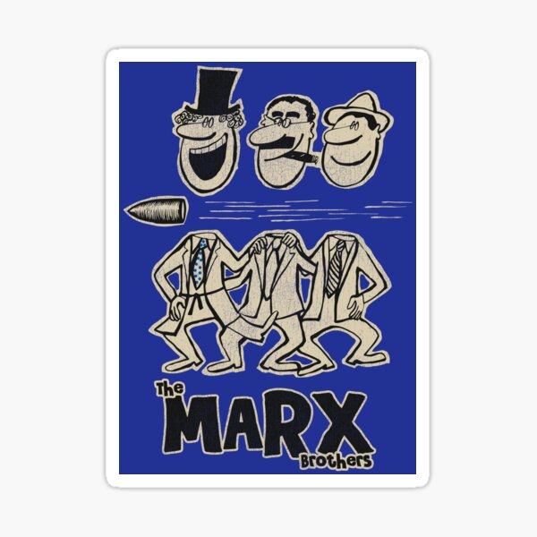 The Marx Brothers Duck Soup Sticker