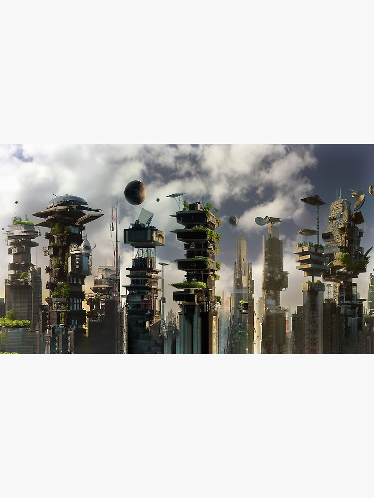 Solarpunk City Poster for Sale by OddestOcean