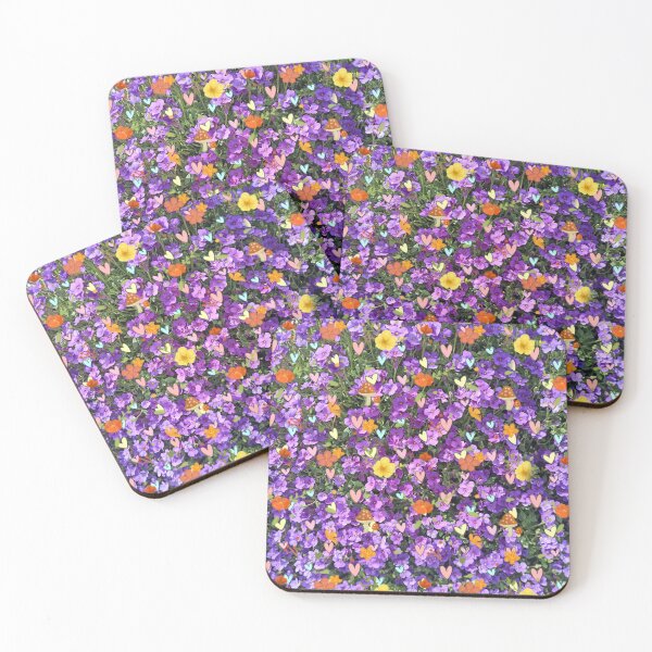 Item preview, Summer Flowers and Colours Fabric and Textile Pattern designed and sold by nickbrayimages.