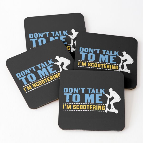 Item preview, Don't talk to me I'm scootering designed and sold by pnkpopcorn.