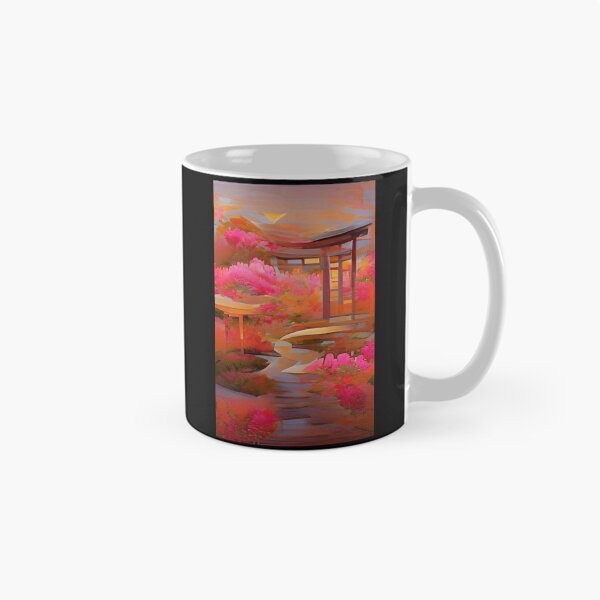 Item preview, Japanese Garden Artificial Inteligence Generated Art Poster designed and sold by OshoreShops.