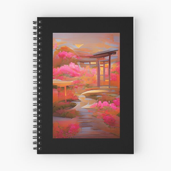 Item preview, Japanese Garden Artificial Inteligence Generated Art Poster designed and sold by OshoreShops.