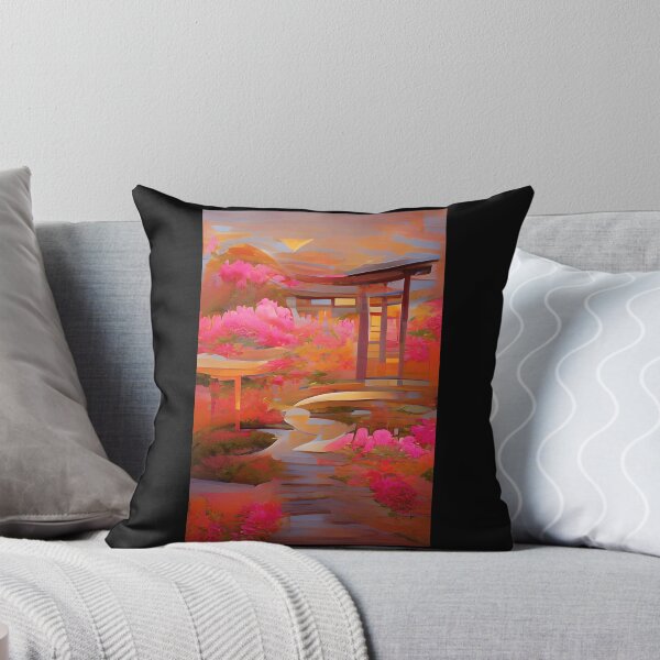 Item preview, Japanese Garden Artificial Inteligence Generated Art Poster designed and sold by OshoreShops.