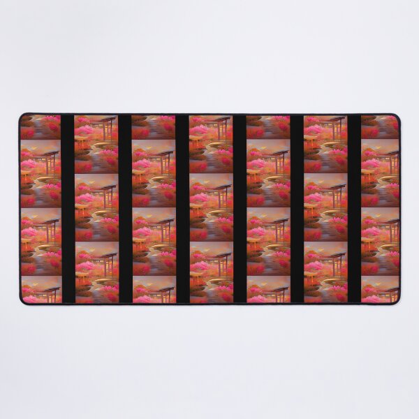 Item preview, Japanese Garden Artificial Inteligence Generated Art Poster designed and sold by OshoreShops.