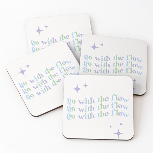 Item preview, go with the flow wall print designed and sold by kyuniverse.