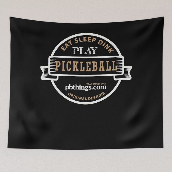 Aperçu de l'œuvre Eat Sleep Dink Pickleball Série Essentiel créée et vendue par argyleclimese.