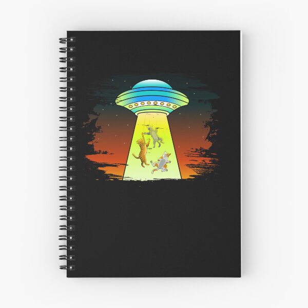 Item preview, Cat Abduction ufos alien abduction designed and sold by Ibu83.