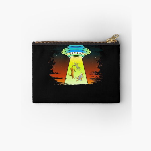 Item preview, Cat Abduction ufos alien abduction designed and sold by Ibu83.