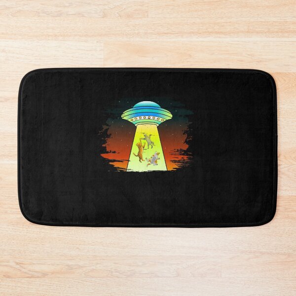 Item preview, Cat Abduction ufos alien abduction designed and sold by Ibu83.