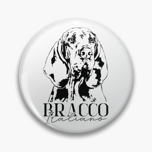 Artikelvorschau, Bracco Italiano Hund Hunde Portrait Hundeportrait entworfen und verkauft von dogarts.