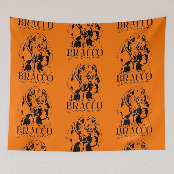 Item preview, Bracco Italiano Dog Dog Portrait Dog Portrait designed and sold by dogarts.