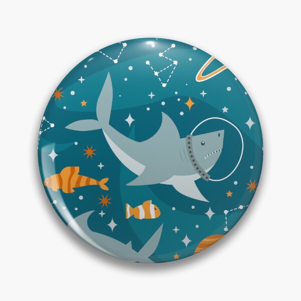 Item preview, Space Sharks designed and sold by latheandquill.
