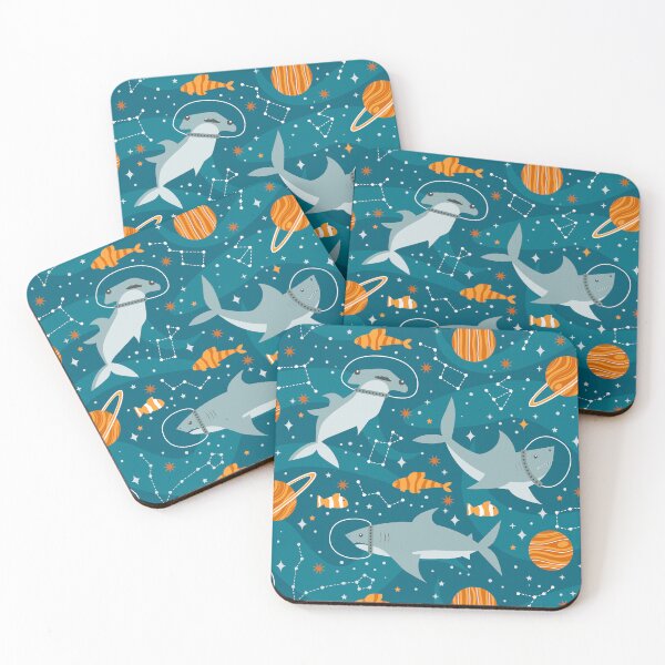 Item preview, Space Sharks designed and sold by latheandquill.