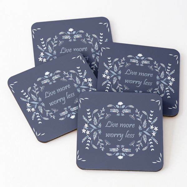 Item preview, Live more, worry less designed and sold by bizbostudio.
