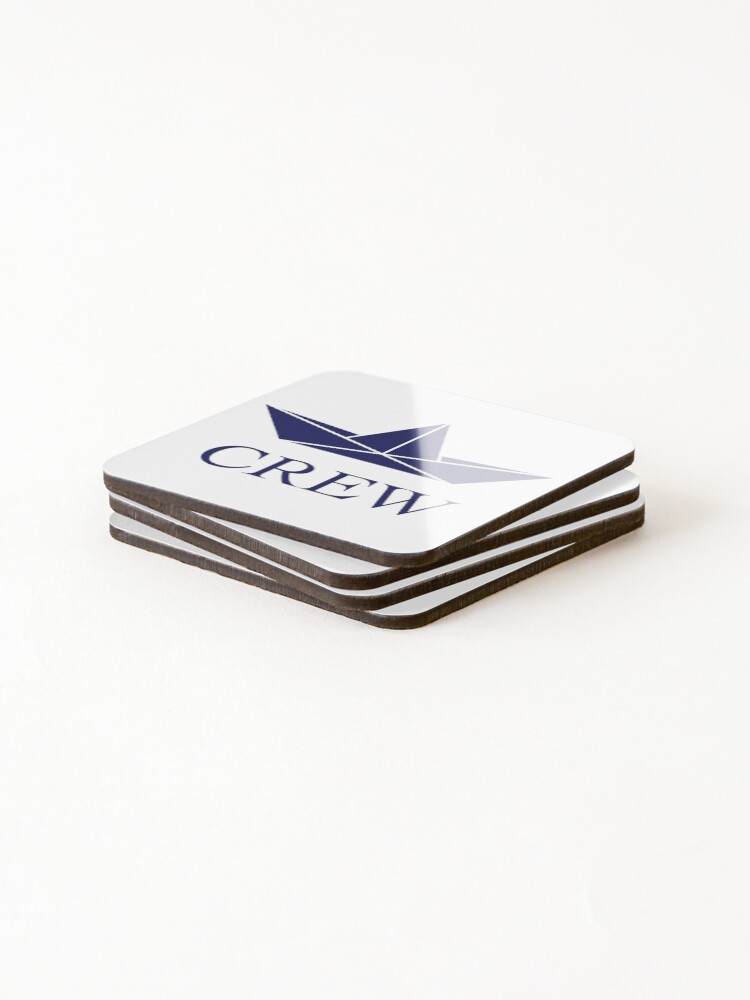 Thumbnail 4 of 5, Coasters (Set of 4), Crew (Crew Complement / Paper Boat / Paper Ship / Navy) designed and sold by Roderix.