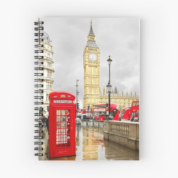 Item preview, London Reds - Red PhoneBox with Big Ben Busses designed and sold by Adam Gormley.