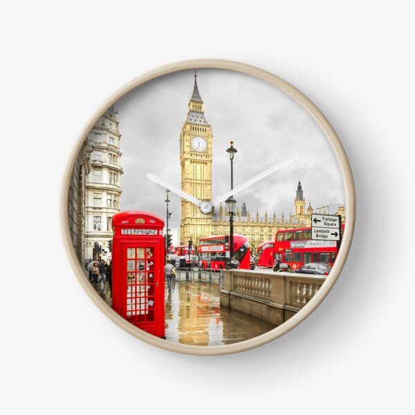 London Reds Clock