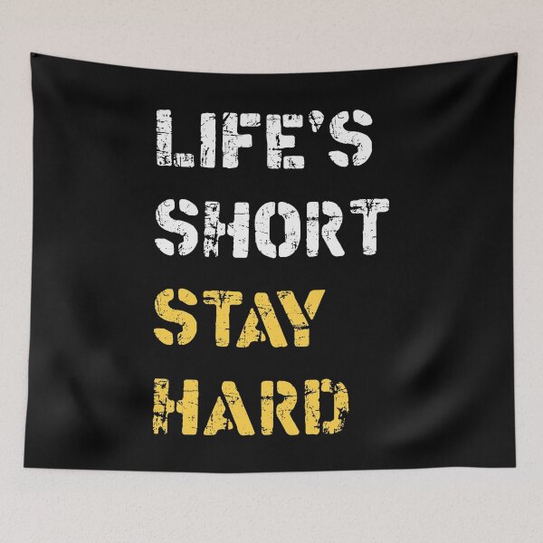 Item preview, Life's short stay hard designed and sold by sachpica.