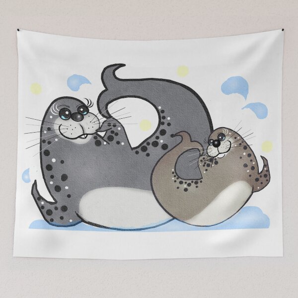 Item preview, Cute seals  designed and sold by Shirley cute art .