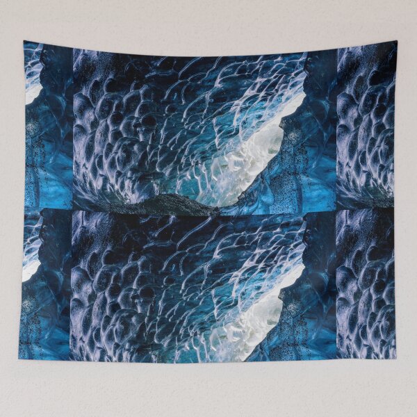 Item preview, Bluish Icy cave : Nature at its best designed and sold by Delightandarts.
