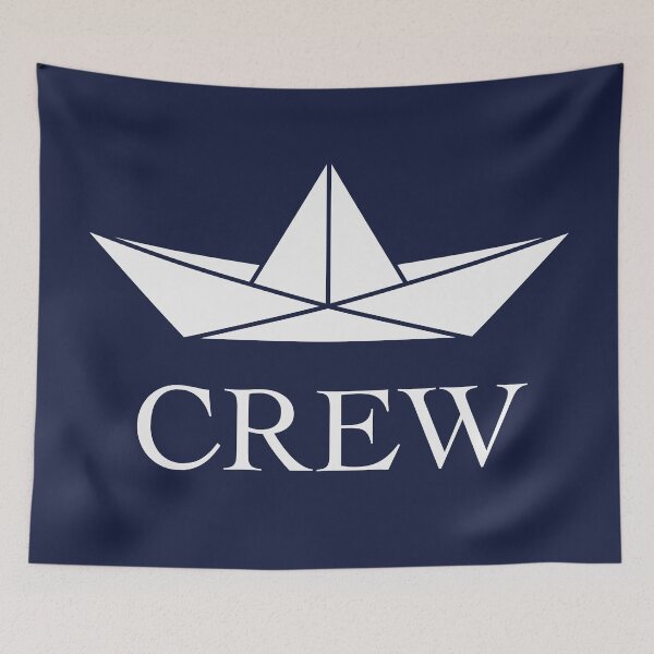 Item preview, Kopie von Crew (Crew Complement / Paper Boat / Paper Ship / White) designed and sold by Roderix.