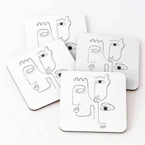 Item preview, Abstract Faces designed and sold by Tinteria.