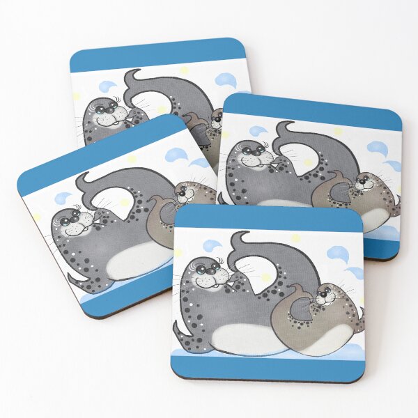 Item preview, Cute seals  designed and sold by Shirley cute art .