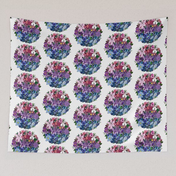 Item preview, Bi Pride Flowers designed and sold by elleniona.