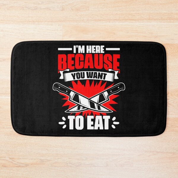 Item preview, I'm Here Because Funny Culinary Arts Humor For A Cooking Fan designed and sold by Nessshirts.