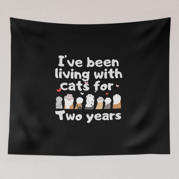 Item preview, I've been living with cats for two years designed and sold by marunstudio.