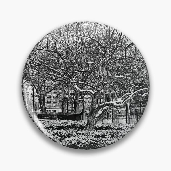 Item preview, Elysian Park Tree in Hoboken During Winter and in B&W designed and sold by Kurt Gardiner.