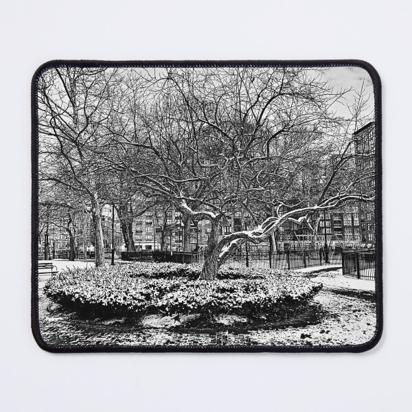 Item preview, Elysian Park Tree in Hoboken During Winter and in B&W designed and sold by Kurt Gardiner.