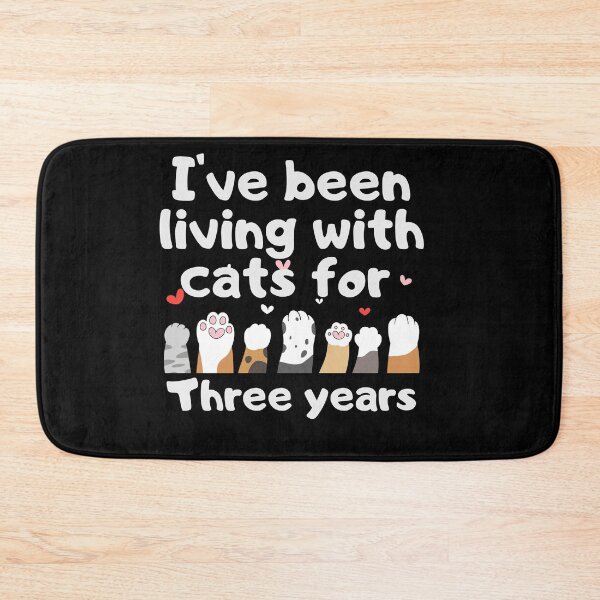 Item preview, I've been living with cats for three years designed and sold by marunstudio.